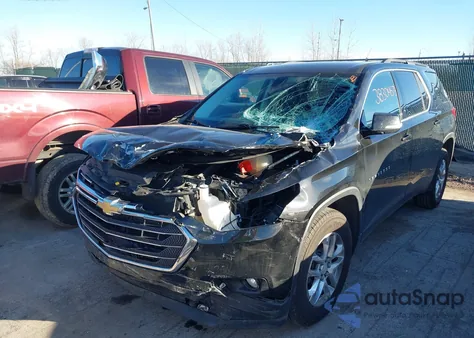 2020 Chevrolet Traverse Awd Lt Leather из США, поврежденный, VIN 1GNEVHKW2LJ206529
